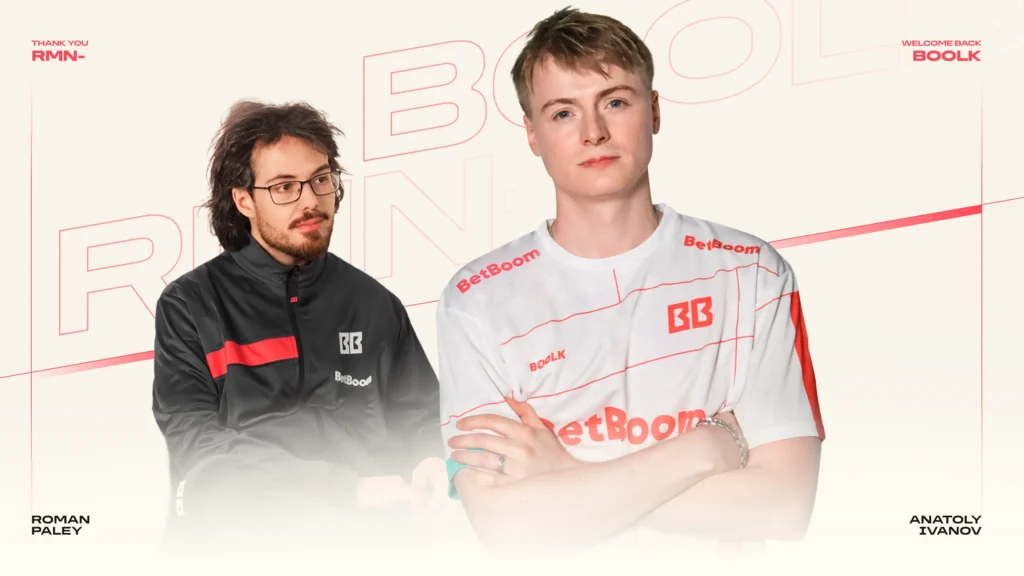 Boolk вернулся на место тренера BetBoom Team. Kiritych прошел испытательный срок