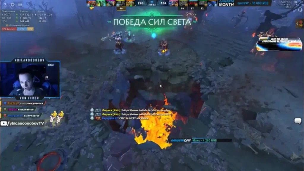 Ybicanoobov выиграл матч продолжительностью 5,27 часа - его KDA составило