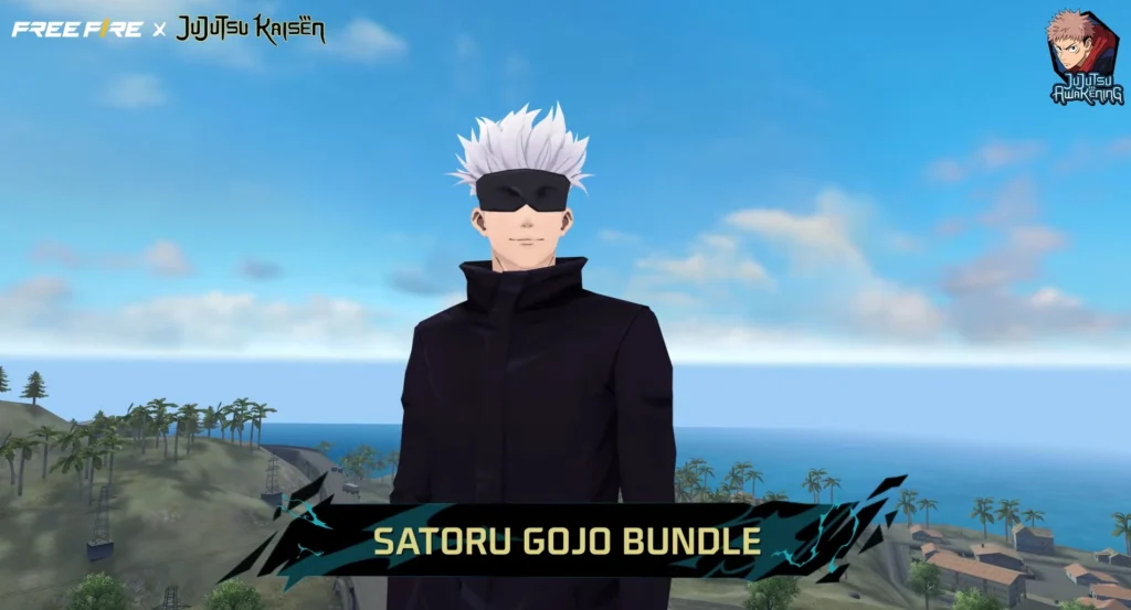 Во Free Fire пройдет коллаборация с аниме «Магическая битва», появится скин на Годжо Сатору