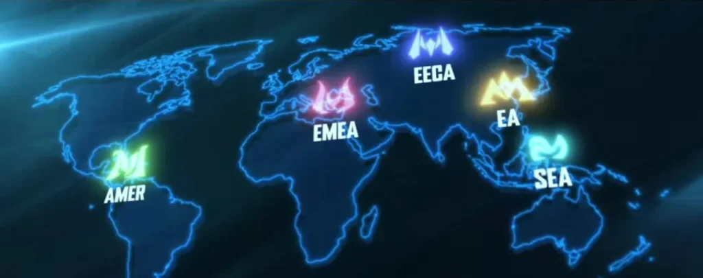 Регионы MLBB в 2026 году