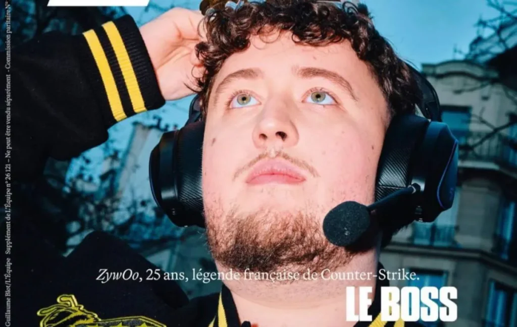 ZywOo попал на обложку главного французского журнала L'Equipe