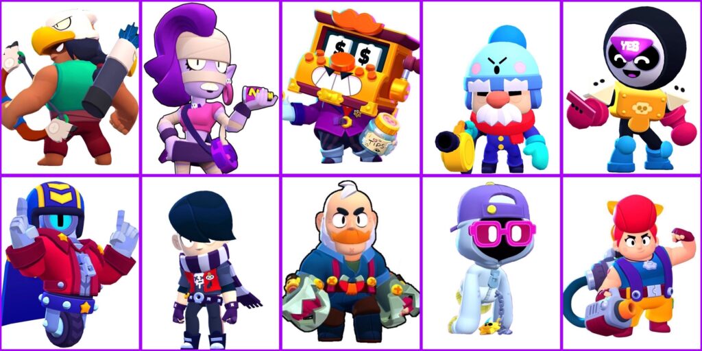 Список всех бойцов Brawl Stars