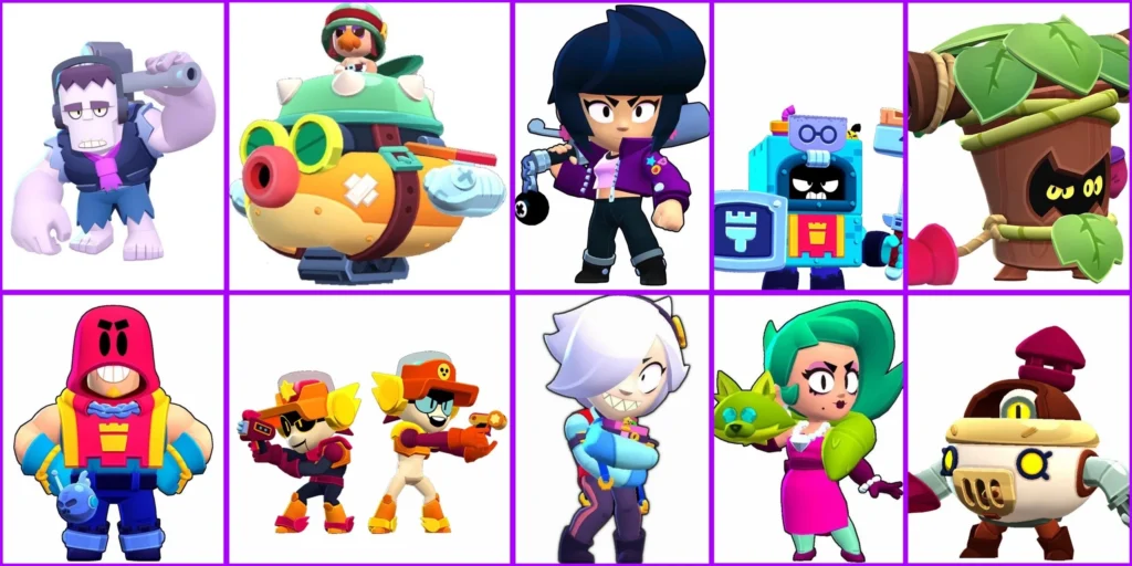 Список всех бойцов Brawl Stars