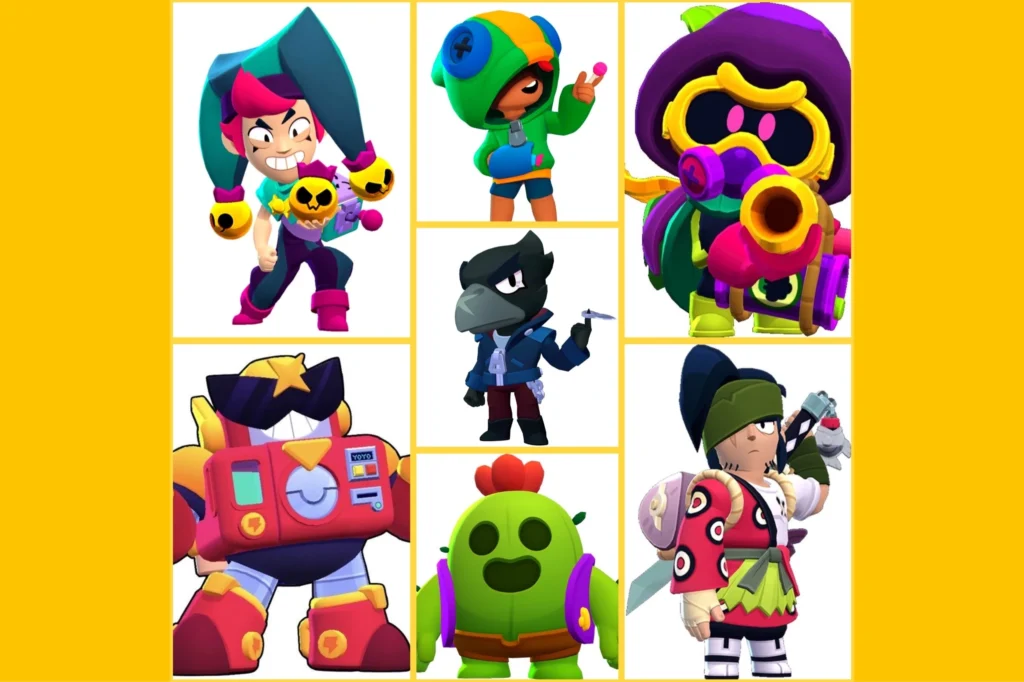 Список всех бойцов Brawl Stars
