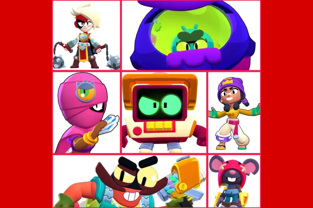 Список всех бойцов Brawl Stars