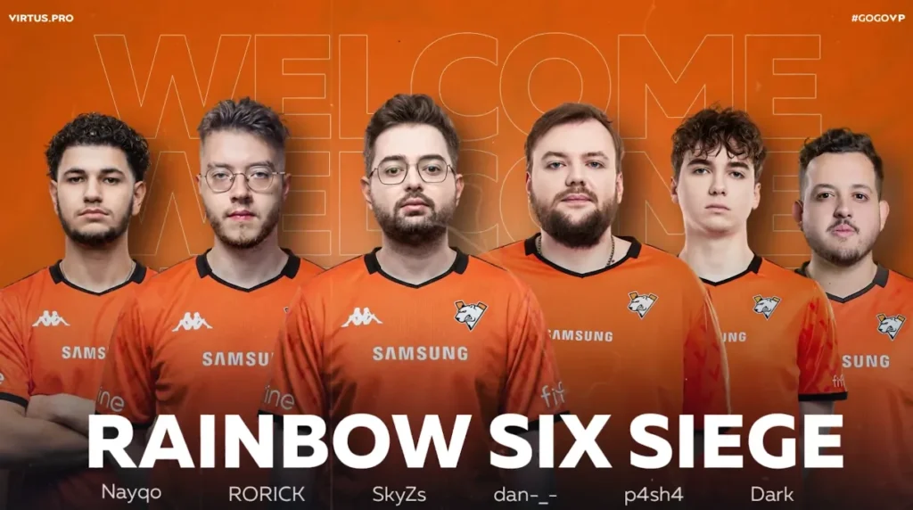 Virtus.pro представила новый интернациональный состав по Rainbow Six Siege 