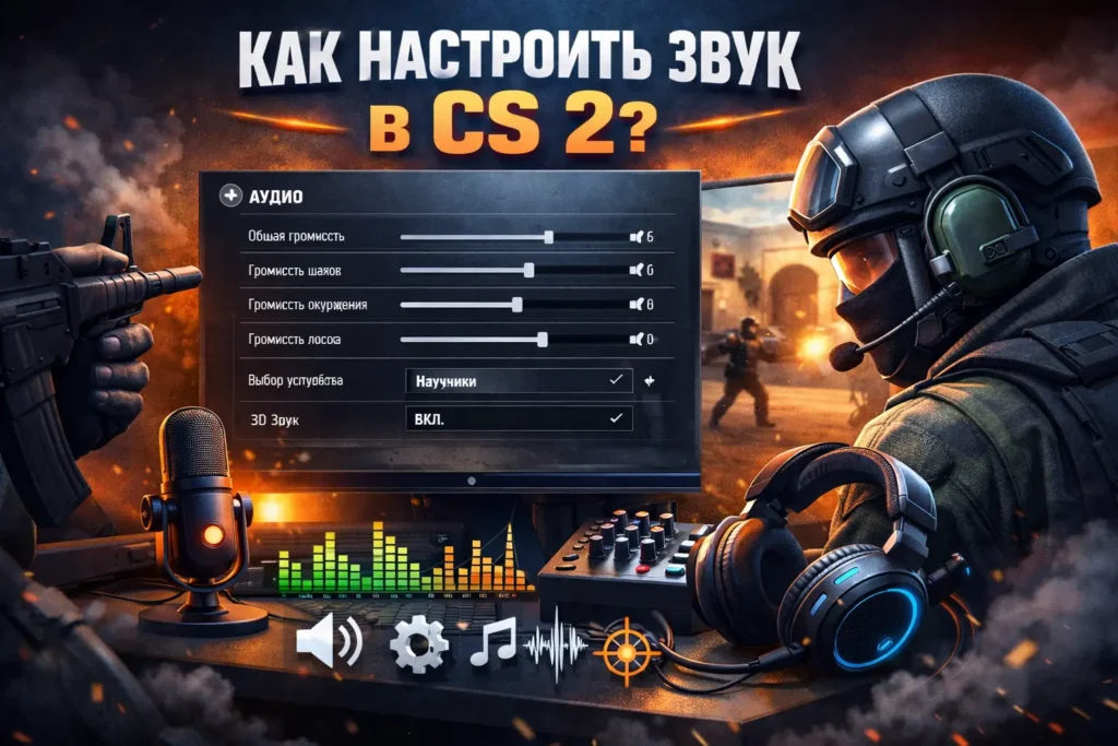 Как настроить звук в CS 2: лучшие параметры и консольные команды
