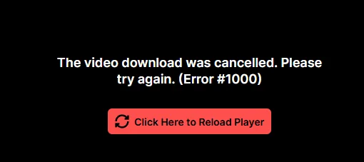 Ошибка #1000 (Error #1000) на Твиче: как исправить