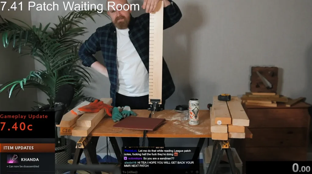 TeaGuvnor запустил трансляцию в ожидании патча 7.41