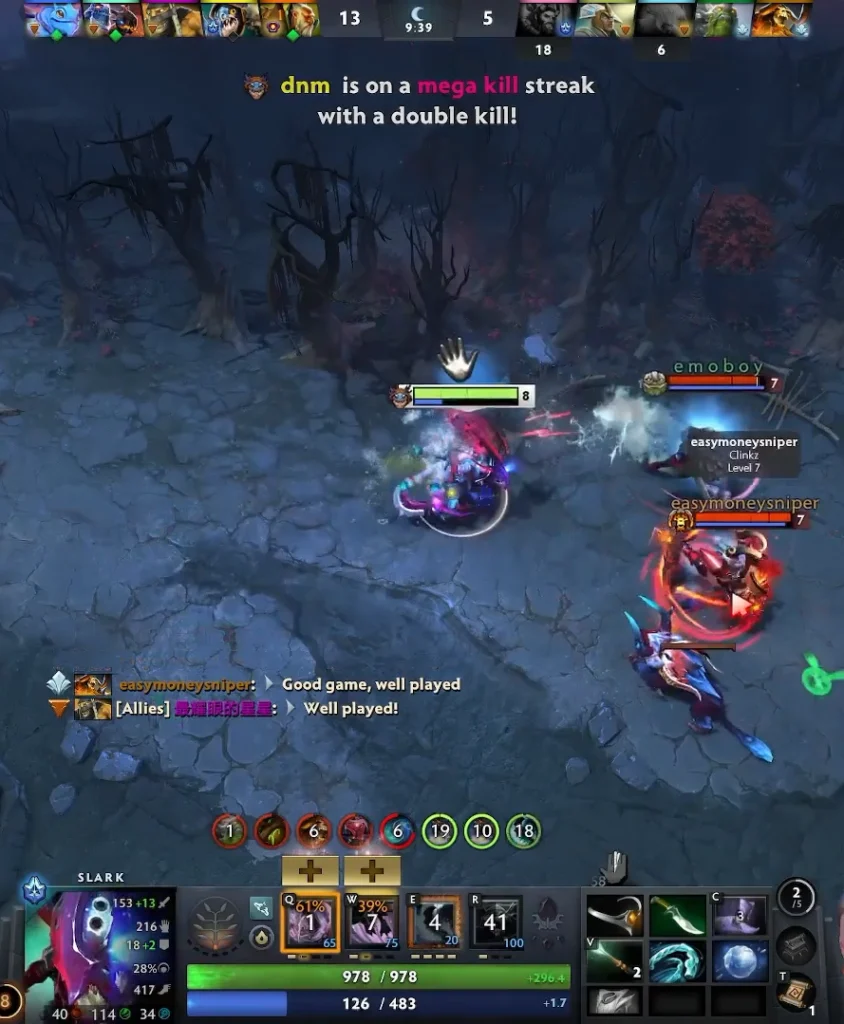 Slark ломает Доту. Все из-за новой способности